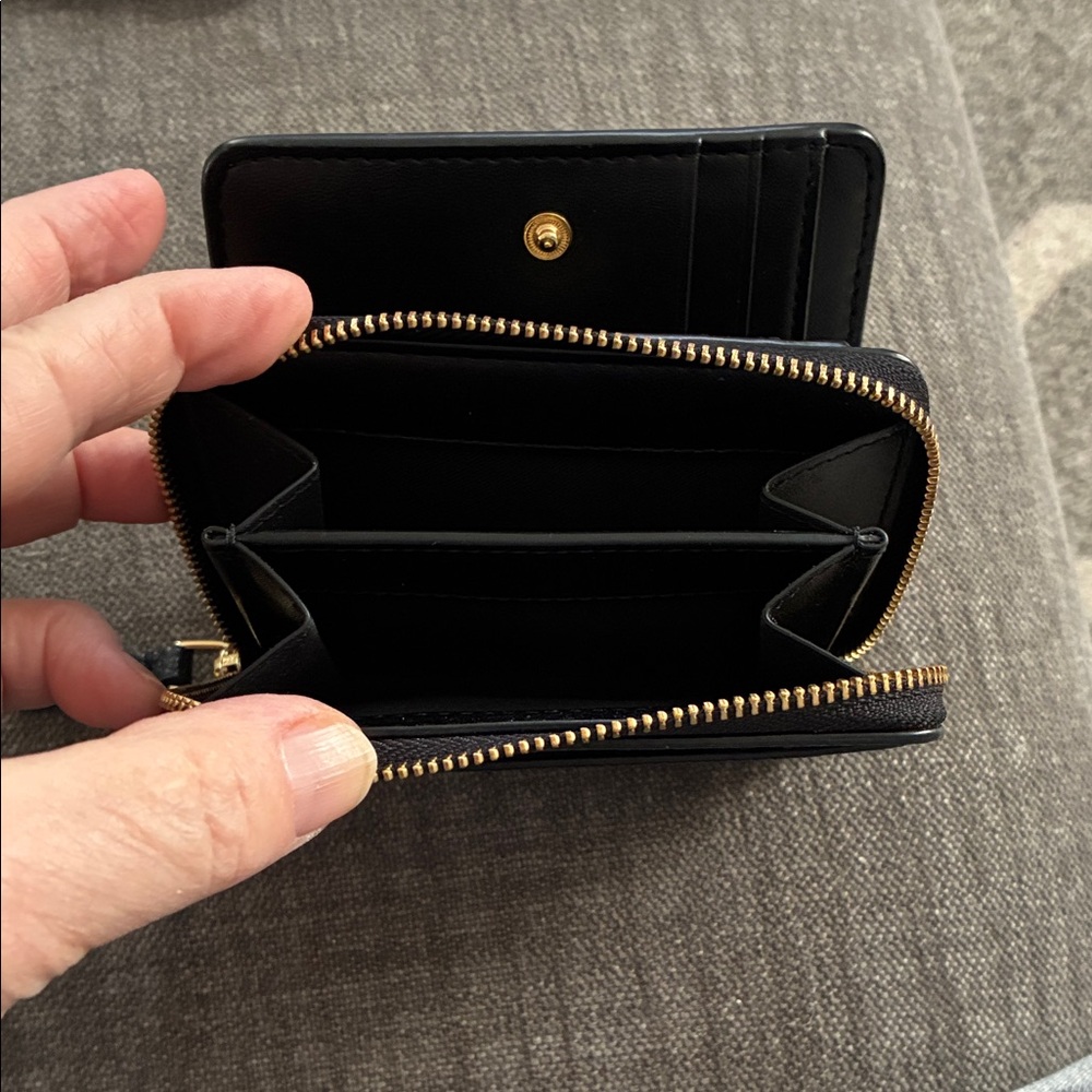 Marc Jacobs “The Wallet” Black Leather Wallet with Dust bag - Picture 6 of 7